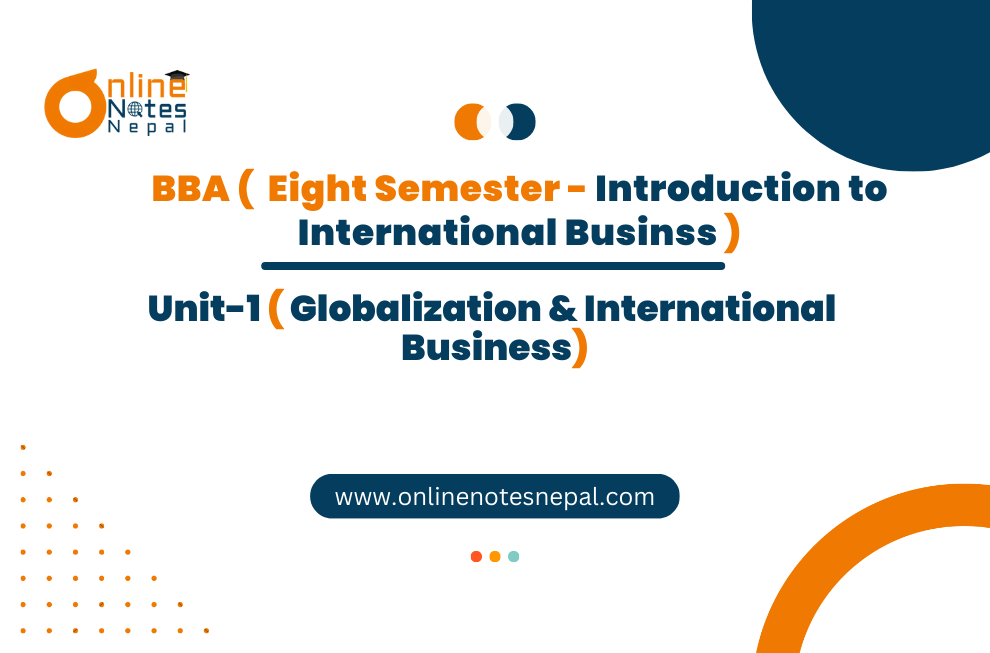 Globalization & International Business